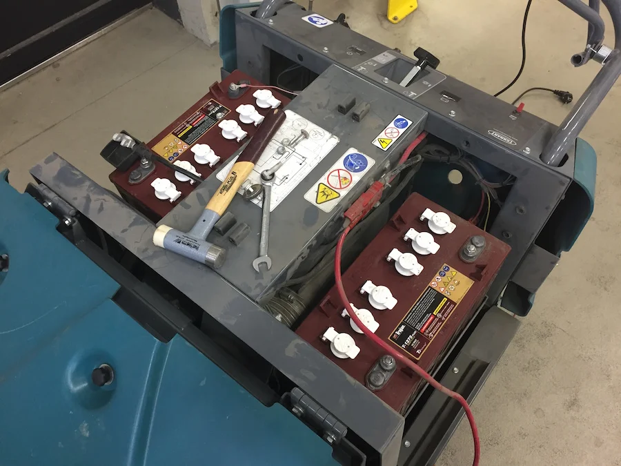 Tennant schrob/veegmachine